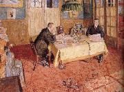 Edouard Vuillard In the office oil painting reproduction
